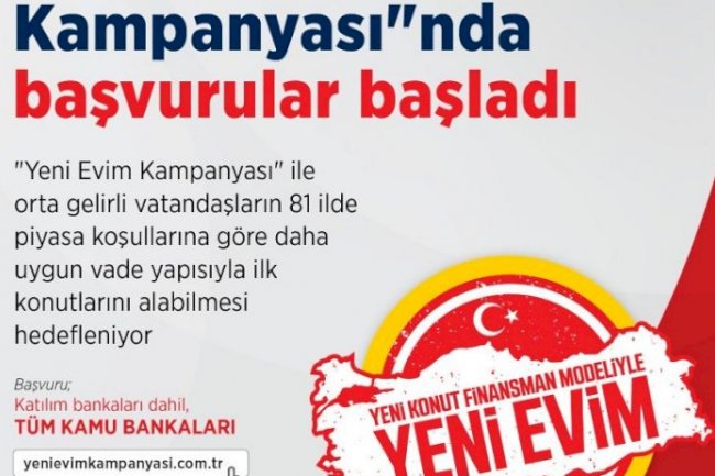 Orta Gelirli İçin Yeni Evim Kampanyası nın İçeriği Nedir, Kimler Yararlanabilecek.