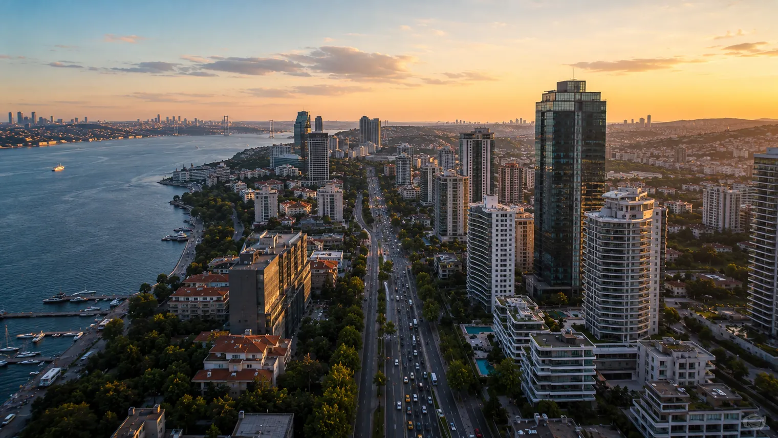 Barbaros Boulevard — the residence corridor linking Besiktas centre to the Zincirlikuyu business axis
